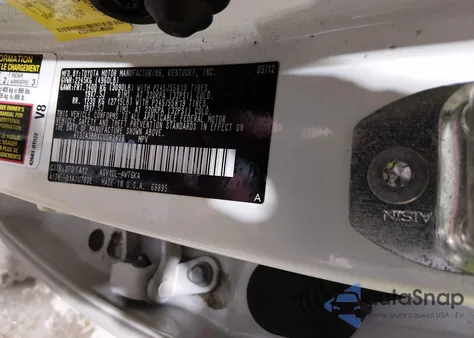 2012 Toyota Venza Le z USA, uszkodzony, nr VIN 4T3ZA3BBXCU062428